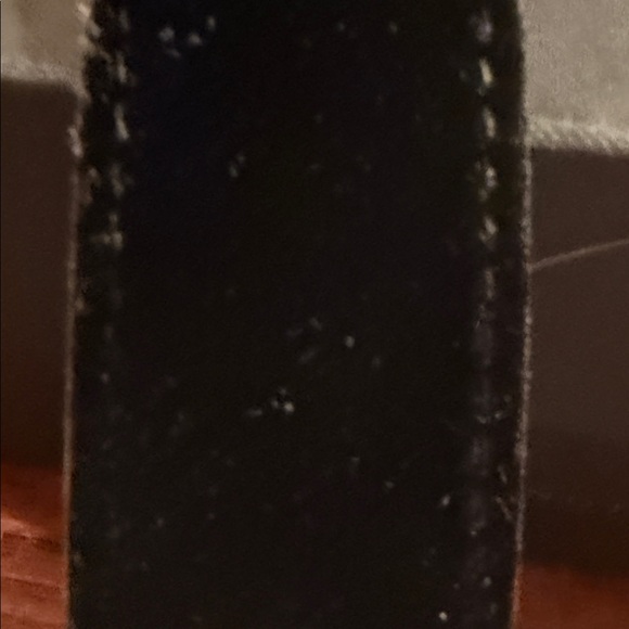 Black Belt with Silver Buckle suede material - Picture 10 of 10